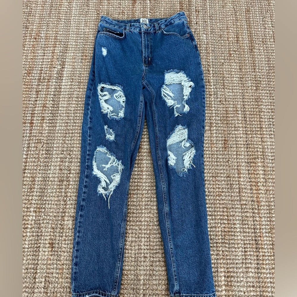 Urban Outfitters BDG Mom high rise dark wash jeans
